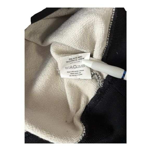 Palace x AMG Technical Crew Sweatshirt | Black | Small | SS21 | Mercedes Benz - Picture 8 of 10